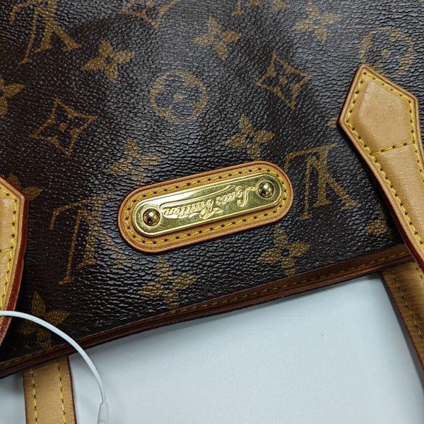 WILSHIRE MM Monogram Coated Canvas Brown
