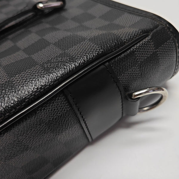 TADAO Damier Graphite Coated Canvas Gray