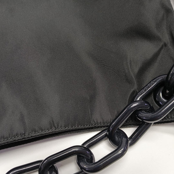 Nylon Shoulder Bag Black