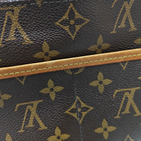 POPINCOURT Monogram Coated Canvas Brown