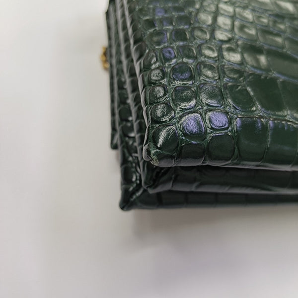 TRIPLET Calfskin Green