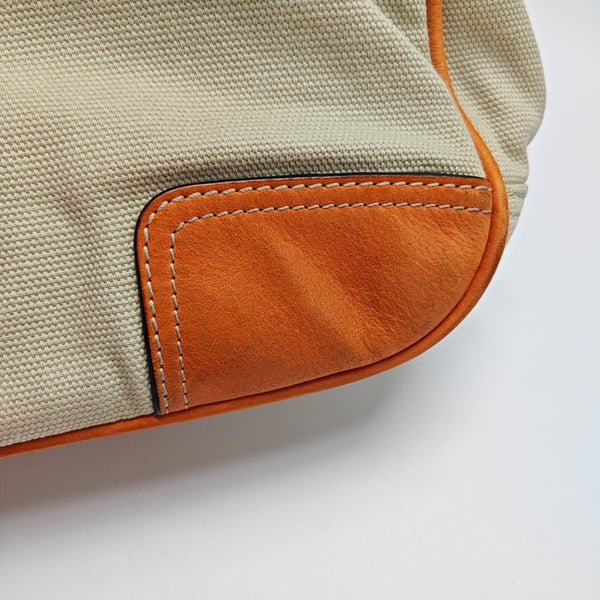Canvas Shoulder Bag Beige