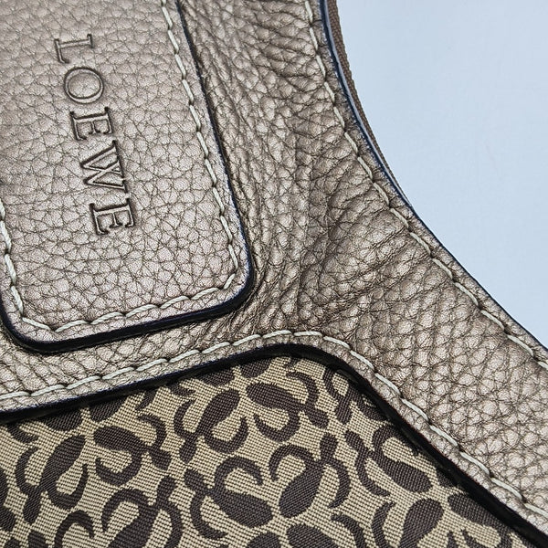Monogram Canvas Top Handle Bag Beige