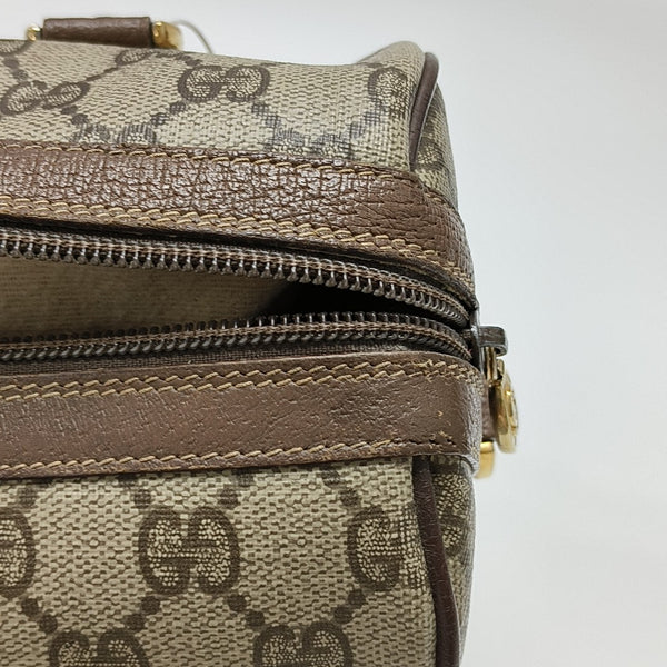 Monogram Coated Canvas Top Handle Bag Beige