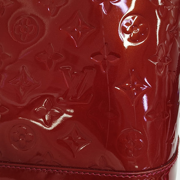 ALMA PM Monogram Patent Leather Red