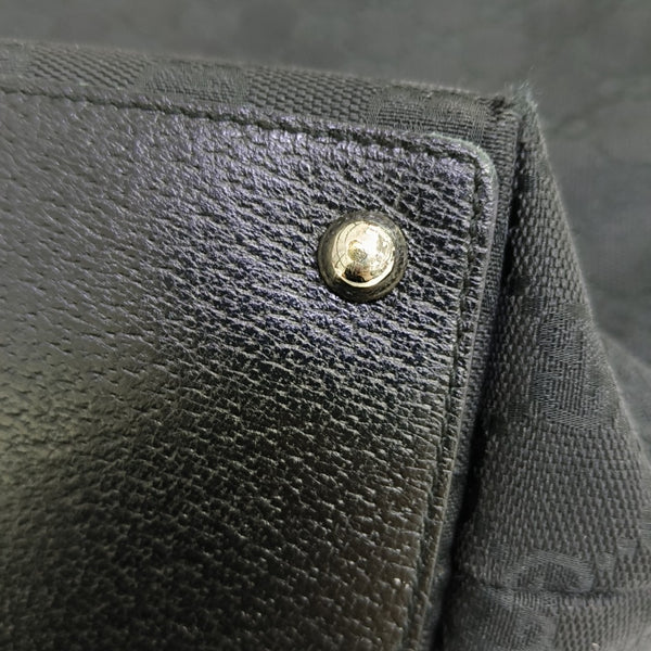 Monogram Canvas Tote Bag Black