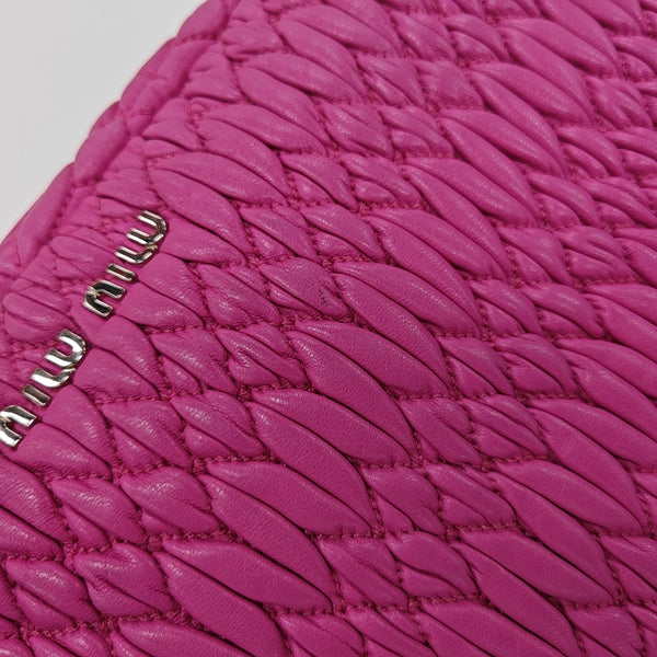 Crystal Quilted Lambskin Red