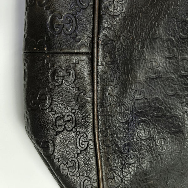 GG Imprime Monogram Calfskin Brown