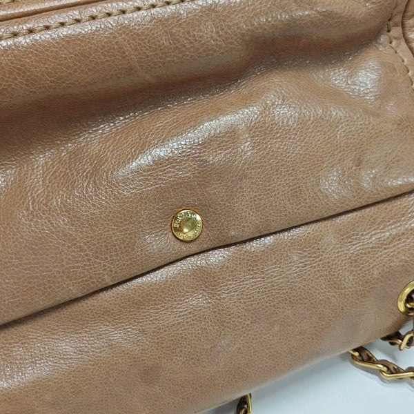 Calfskin Shoulder Bag Pink