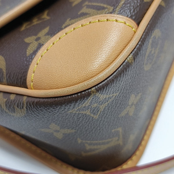 DIANE Monogram Coated Canvas Brown