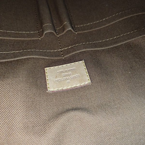 VALMY Monogram Coated Canvas Brown