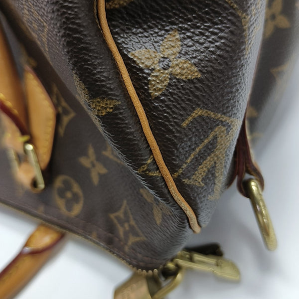 SPEEDY 30 Monogram Coated Canvas Brown