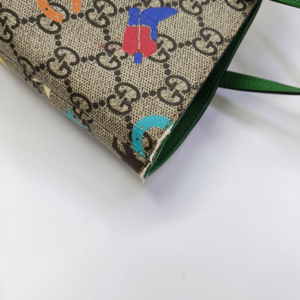 GG Imprime Coated Canvas Beige