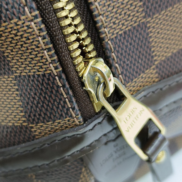 RIVINGTON PM Damier Ebene Coated Canvas Brown