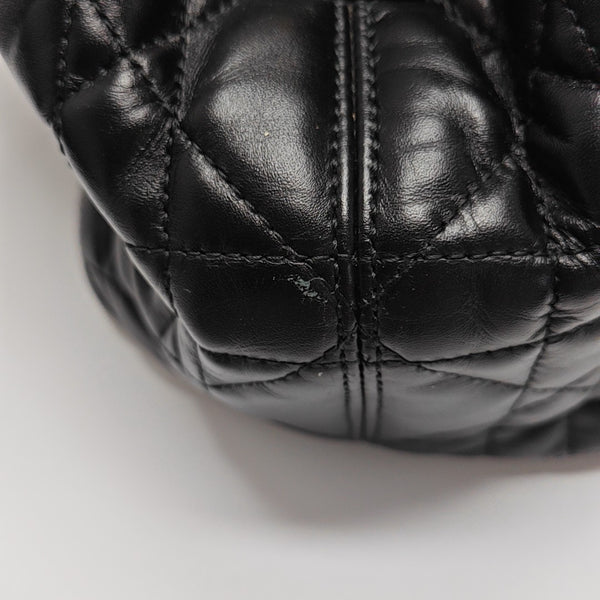 Toujours Medium Cannage Calfskin Black