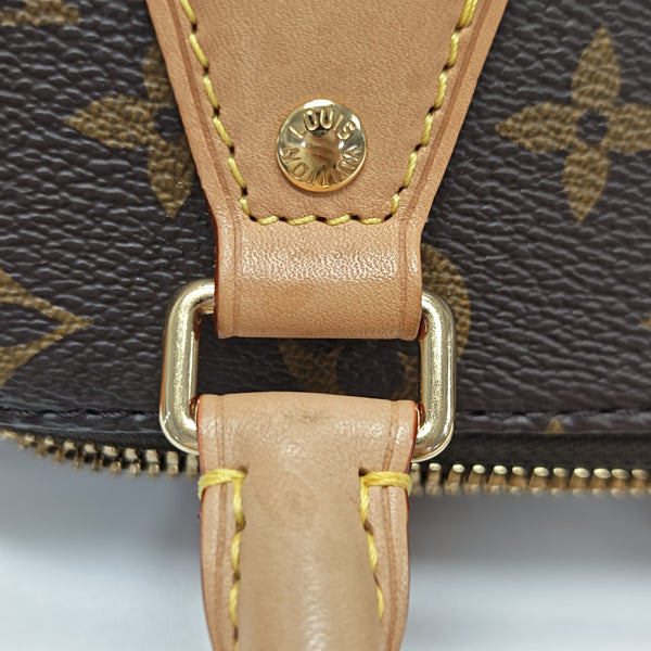 SPEEDY 20 Monogram Coated Canvas Brown