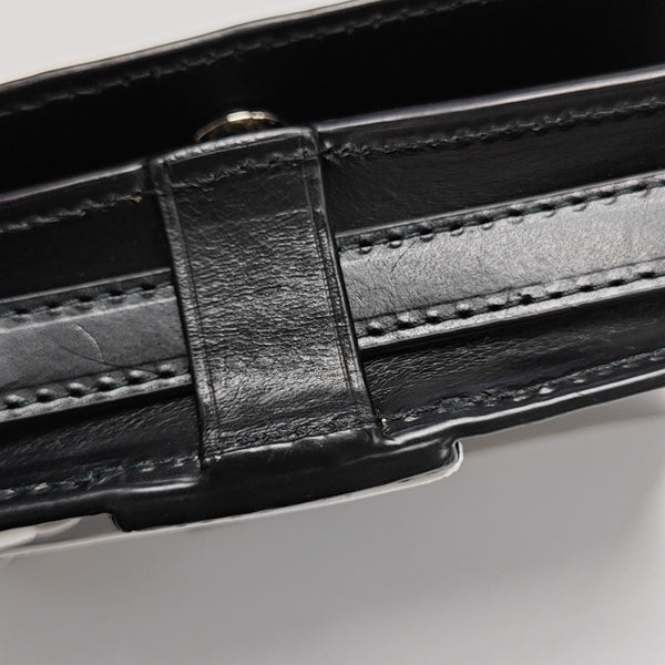 Calfskin Shoulder Bag Black