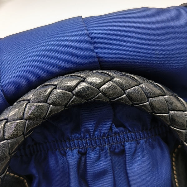 Gaufre Quilted Nylon Blue