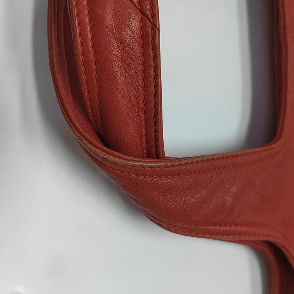 Calfskin Tote Bag Red