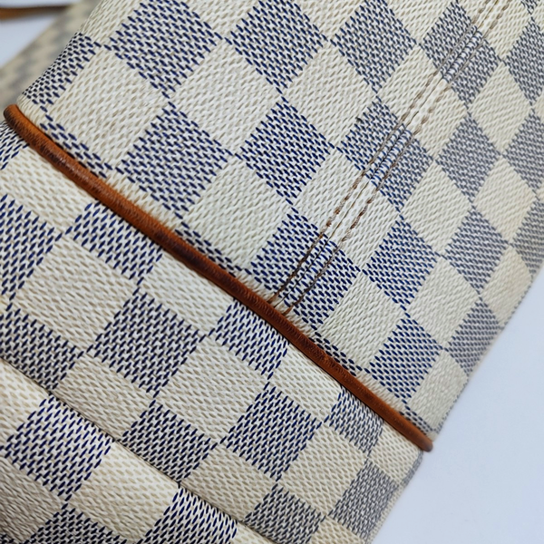 TOTALLY GM Damier Azur Coated Canvas White