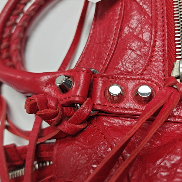 Classic City Mini Lambskin Red