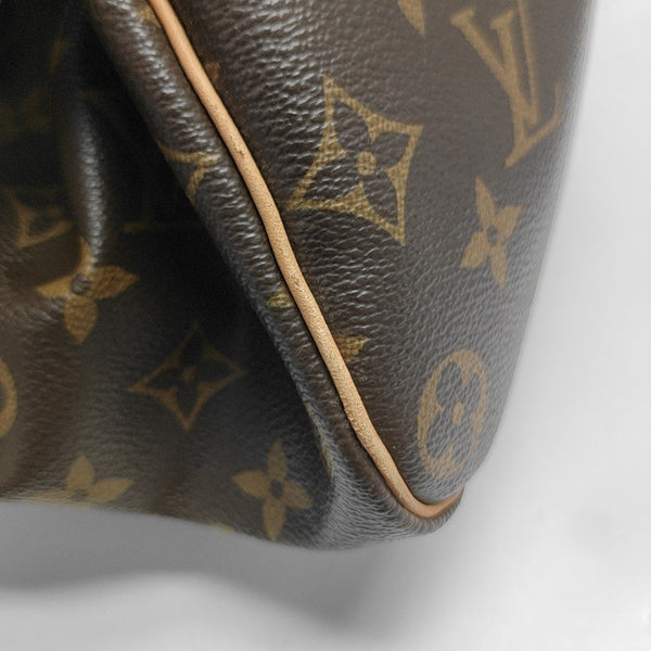 SPEEDY 35 Monogram Coated Canvas Brown