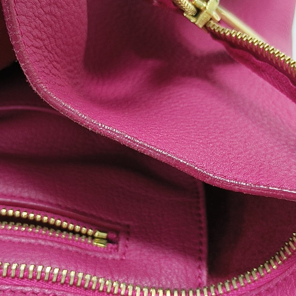 CHYC Y LIGNE Medium Calfskin Red