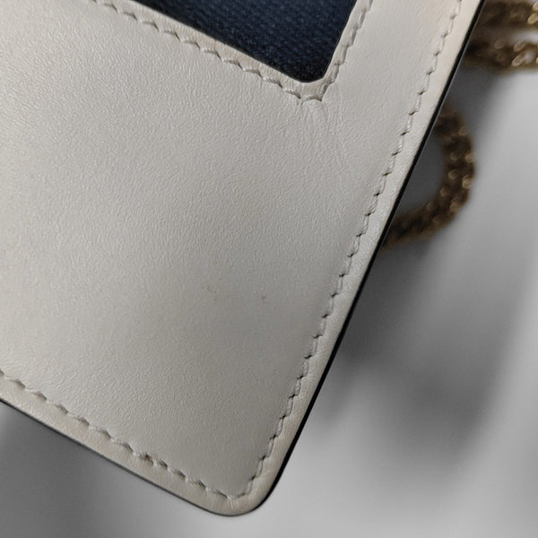 Sylvie Super Mini Calfskin White