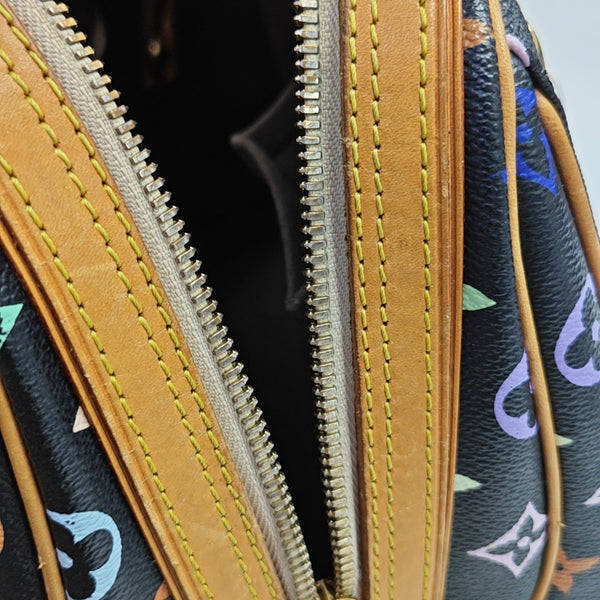 LV × TM PRISCILLA Monogram Coated Canvas Black