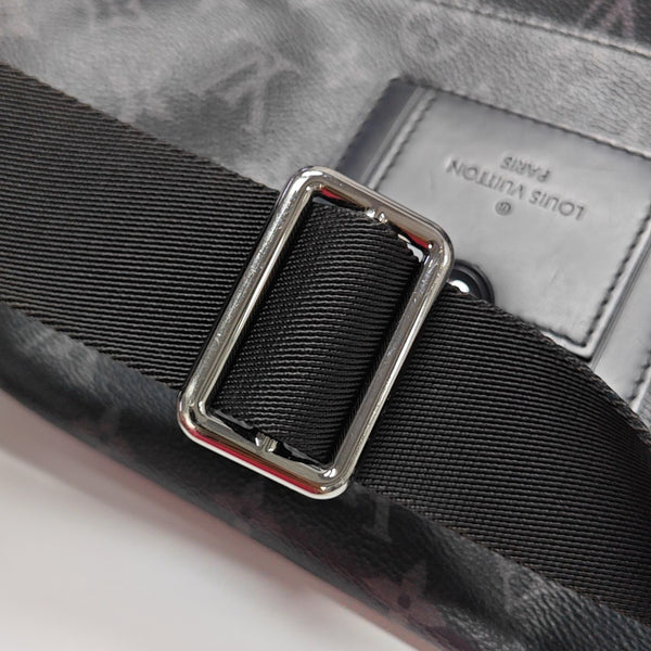 VOYAGER PM Monogram Coated Canvas Black
