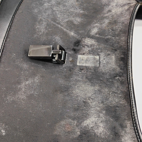 Bardot Monogram Velvet Gray