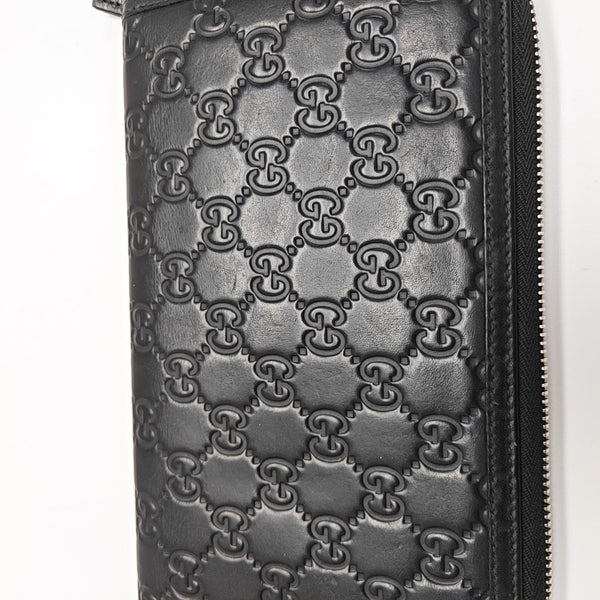 Monogram Calfskin Wallet Black
