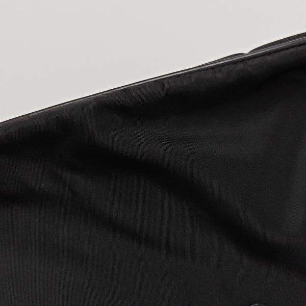Nylon Top Handle Bag Black