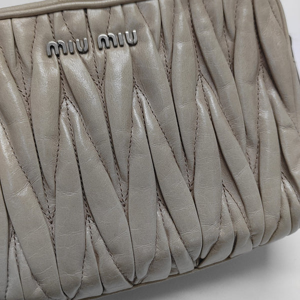 Matelassé Quilted Calfskin Beige