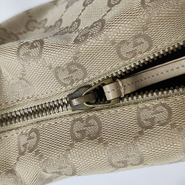 Monogram Canvas Top Handle Bag Beige