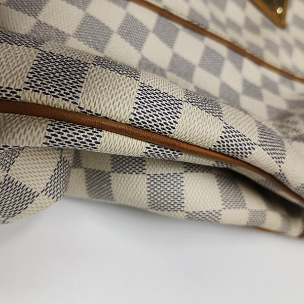 GALLIERA GM Damier Azur Coated Canvas White