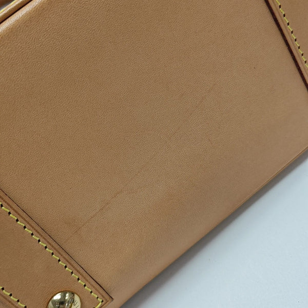 ALMA BB Monogram Coated Canvas Brown