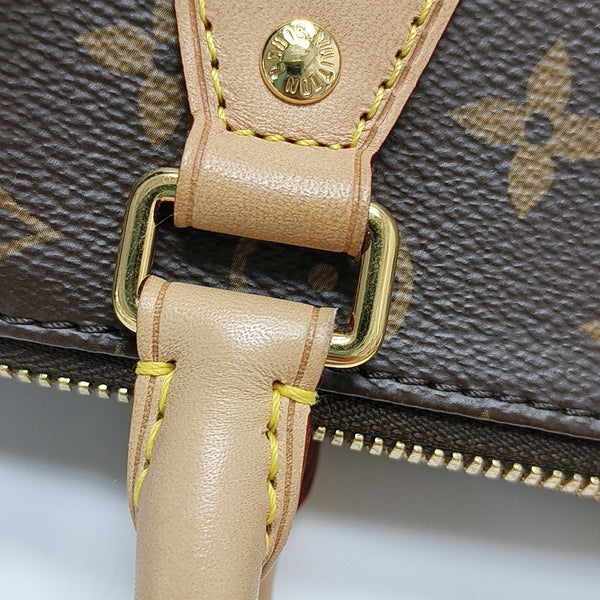 SPEEDY 20 Monogram Coated Canvas Brown