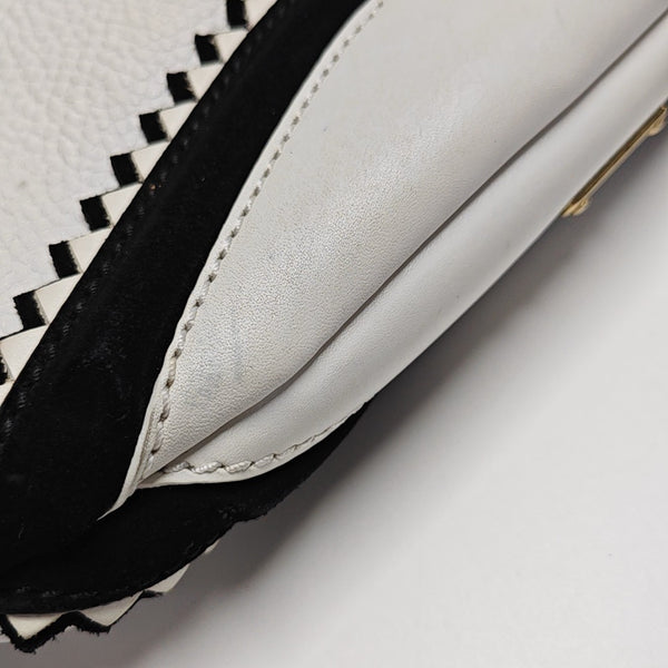 Calfskin Shoulder Bag White