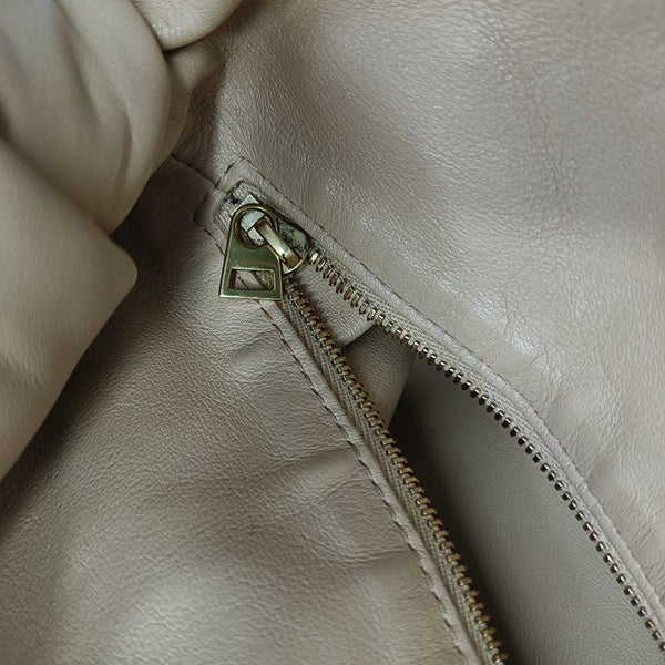 Jodie Piel de Becerro Beige