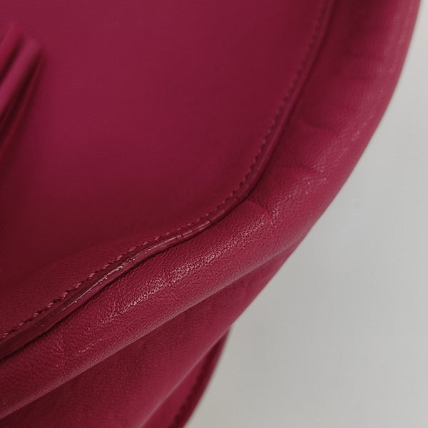 Calfskin Shoulder Bag Red