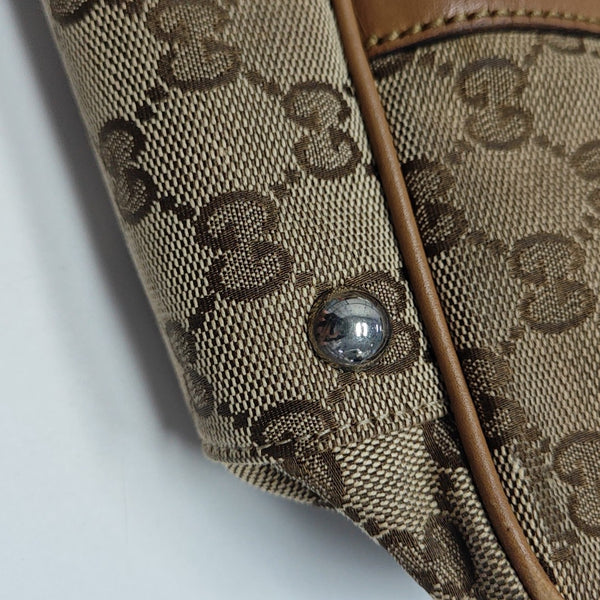 Monogram Canvas Tote Bag Beige