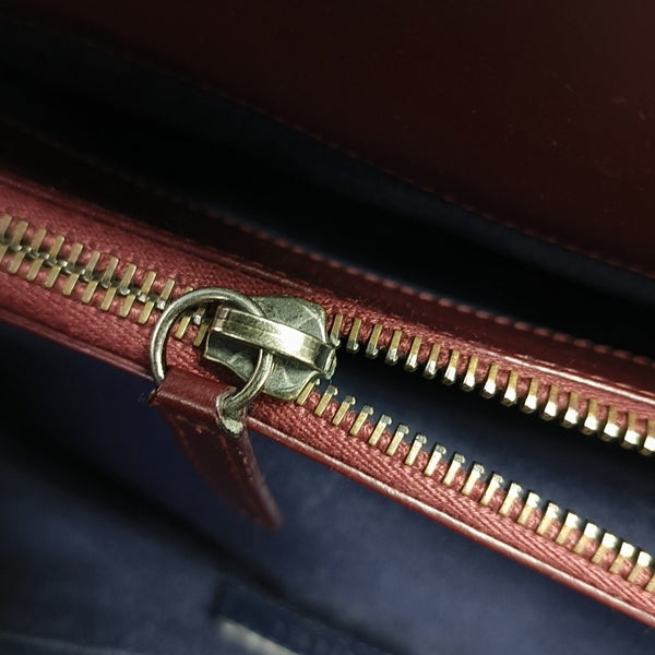Quilted Calfskin Tote Bag Red