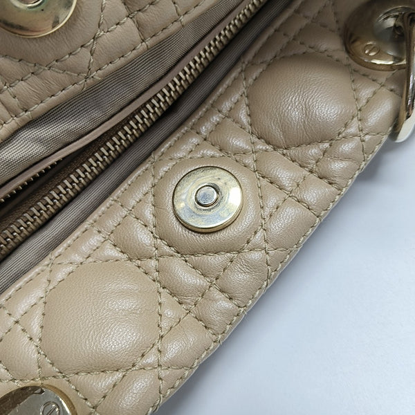 Dior Soft Cannage Calfskin Beige