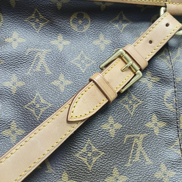 MONTSOURIS MM Monogram Coated Canvas Brown