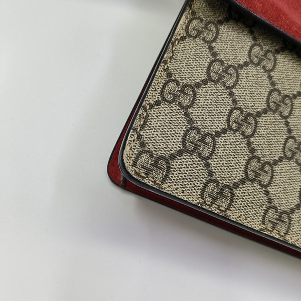 Dionysus Mini Monogram Coated Canvas Beige