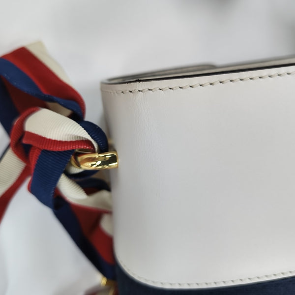 Sylvie Small Calfskin White