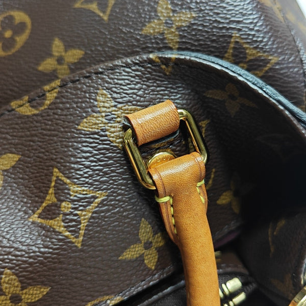 MONTAIGNE Monogram Coated Canvas Brown