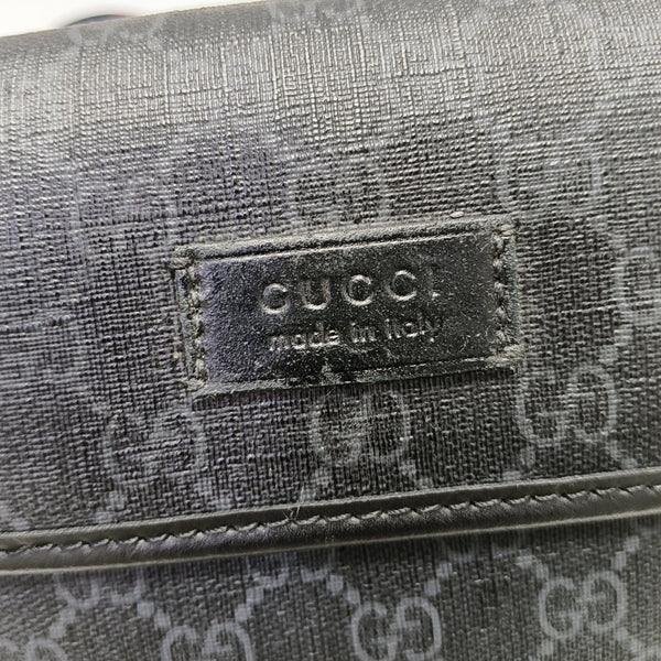 Neo Vintage Monogram Coated Canvas Black
