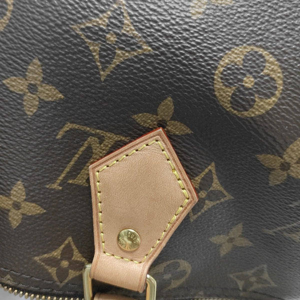 SPEEDY 30 Monogram Coated Canvas Brown